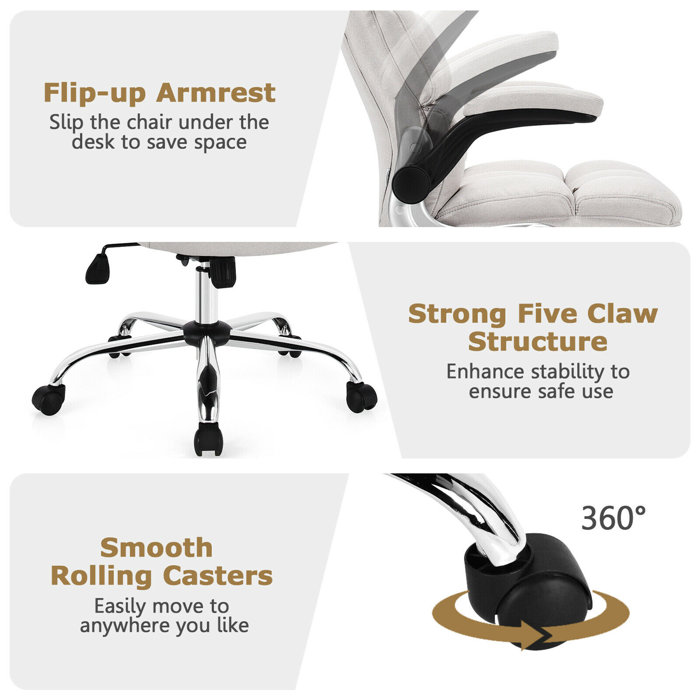 Inbox Zero Dois Executive Chair & Reviews Wayfair